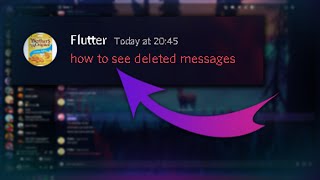 HOW TO SEE DELETED MESSAGES ON DISCORD Plugin amp Updated [upl. by Retla938]