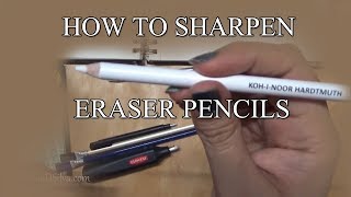 How to Sharpen an Eraser Pencil [upl. by Annaig]