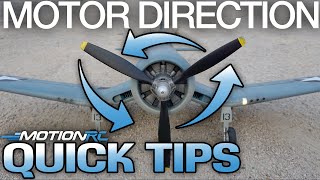 Reversing Motor Direction  Quick Tip  Motion RC [upl. by Llehsem]