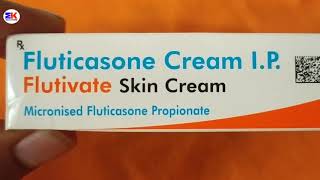 Flutivate skin cream Fluticasone cream I P Complete review [upl. by Leen]