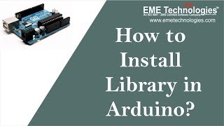 How to Install library in Arduino [upl. by Nesyrb235]