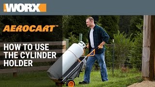 How to Use the Cylinder Holder on the WORX Aerocart [upl. by Hiram]