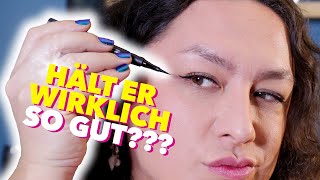 EXTREME HALTBAR Ein Eyeliner der sogar das Gym übersteht Honest Review [upl. by Strander]