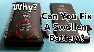 Why Do Batteries Get Swollen Can You Fix A Swollen Phone Battery [upl. by Yentirb]