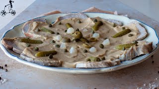 Vitello Tonnato Recipe  Italian Veal With Tuna Sauce [upl. by Astrix]