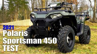 2021 Polaris Sportsman 450 EPS Test Review [upl. by Hedi]