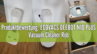 Produktbewertung ECOVACS DEEBOT N10 PLUS Vacuum Cleaner Robot with Mop 4300Pa Car Suction Station [upl. by Llerdnek]