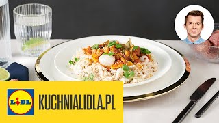 Kurczak z ostrą pastą curry i liczi 🍗😚  Karol Okrasa amp Kuchnia Lidla [upl. by Gibrian]