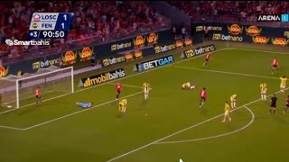 Goal Edon Zhegrova Lille 21 Fenerbahçe [upl. by Eekram]