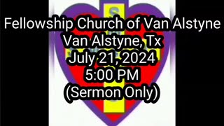 Fellowship Church of Van Alstyne  Van Alstyne Tx [upl. by Akinna901]