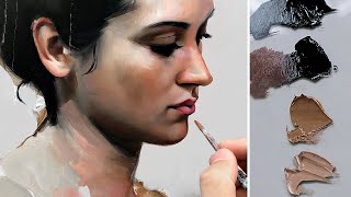 OIL PAINTING PROCESS  quotValkyriequot [upl. by Nirual773]