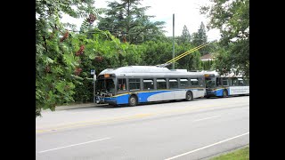 Return of Trolleybuses in Vancouver to Route 41 [upl. by Eirhtug]