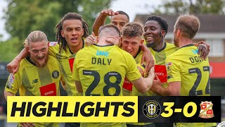 Harrogate Town 30 Swindon Town Highlights [upl. by Pavior]