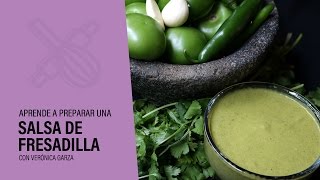 Salsa Verde De Tomate De Fresadilla [upl. by Ahcsap]