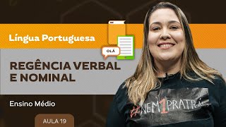 Regência verbal e nominal  Língua Portuguesa  Ensino Médio [upl. by Etireuqram]