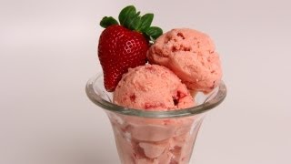 Homemade Strawberry Ice Cream Recipe  Laura Vitale  Laura in the Kitchen Episode 359 [upl. by Aicylla]