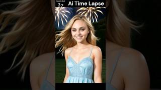 AI timelapse inspired by the appearance of an AnnaSophia Lookalike shorts [upl. by Jauch253]