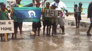 Poruma Island Erosion Protest 2014 [upl. by Eiduam723]