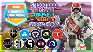 1500000 🥊Grand Final Summer Skirmish🥊 Day 4Game 1 Feat Ninja Strafeshot Fortnite [upl. by Hazrit526]