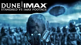 DUNE IMAX Footage  Standard VS IMAX Comparison Side by Side [upl. by Pelpel203]