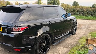 Range Rover Sport Deployable Side Steps Activation amp Deactivated [upl. by Sidoeht]