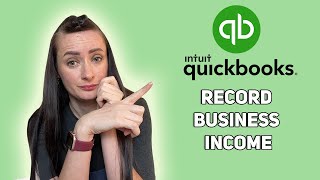 How to record income manually sales or cash receipts on QuickBooks SelfEmployed [upl. by Anrahs]