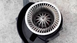 SKODA FABIA 2 HOW TO CHANGE BLOWER FAN [upl. by Akerahs]