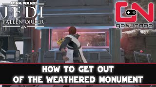 Jedi Fallen Order How to Get Out of Weathered Monument  Piston Puzzle Solution [upl. by Lalib720]