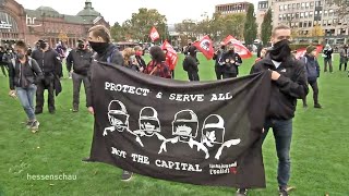 Wiesbaden Demo gegen rechte Strukturen in der Polizei  hessenschau [upl. by Hamlen]