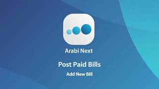 Arabi Next – eFAWATEERcom Add New Post Paid bill [upl. by Silado]