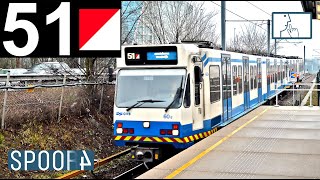 GVB Amsterdam Metro 51  Cabinerit Centraal Station  Station Zuid  Metro Driver POV Cab ride [upl. by Enisaj]