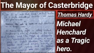 Michael Henchard as a tragic hero in the novel quotThe Mayor of Casterbridgequotby Thomas Hardy [upl. by Irik]