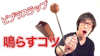 ビブラスラップを鳴らすコツ！ How to play vibraslap [upl. by Chatterjee]