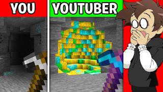 How DIFFERENT YOUTUBERS Play Minecraft [upl. by Noreg]