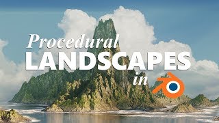 Procedural Landscapes in Blender 280 [upl. by Ariamat272]