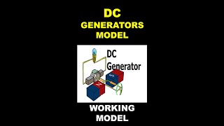 DC Generator live working model  Electromagnetic induction  Electric Generator shorts generator [upl. by Aehsat]