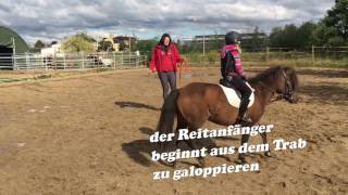 Reiten lernen mit der PonyTruppe  Teil 11  Der Galopp [upl. by Rosana]