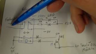 Modellbahn Märklin hier Schaltung bistabiles Relais für Signal [upl. by Rossie]