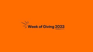 Week of Giving 2023 Kickoff [upl. by Langsdon860]