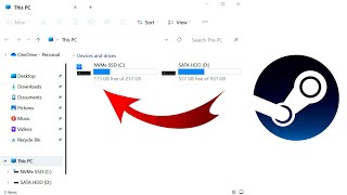 How To Move Steam Games To Another Drive  New Method [upl. by Hnaht]