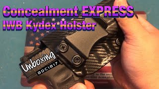 Concealment EXPRESS  IWB Kydex Holster for Glock 19 Gen5  Unboxing [upl. by Arekat477]