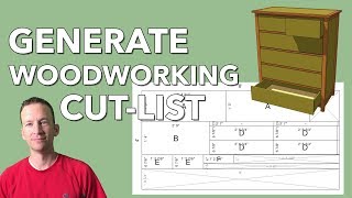 Generate Cutlist Woodworking 3D SketchUp [upl. by Chlores918]