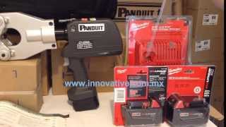 CT2980L Crimpeadora Hidraulica 62 Ton No Dados Panduit Unidie Crimping Tool Dieless [upl. by Neruat242]