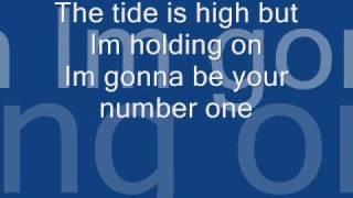 The tide is high w lyrics [upl. by Nylirret]