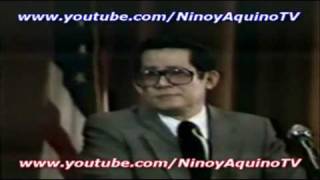 NINOY AQUINOs memorable speech 59 in Los Angeles 2151981 [upl. by Olson324]