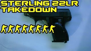 STERLING 22LR PISTOL TAKEDOWN [upl. by Tedie]