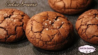 Recette de Cookies au Chocolat façon Brownies [upl. by Targett]