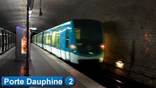 Porte Dauphine  Ligne 2  Métro de Paris  RATP MF01  2014 [upl. by Vinia51]