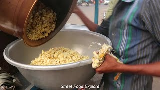 Popcorn  Popped Corn  How to Make Popcorn  Popcorn Street Food Explore [upl. by Bouzoun]