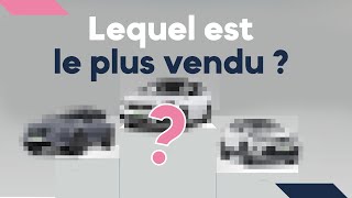 Quel modèle est le plus vendu [upl. by Assirram154]